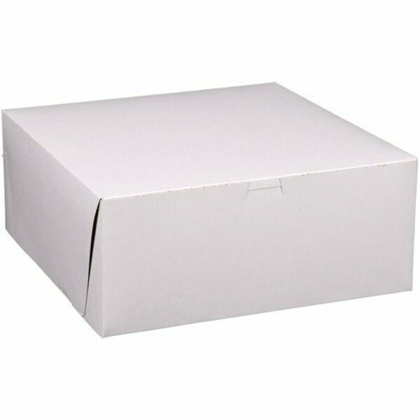Southern Champion Tray Bakery Box, 14inWx14inLx6inH, White, 50PK SCH707282295833